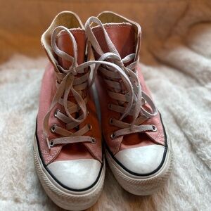 Converse Pink High-Top Sneakers